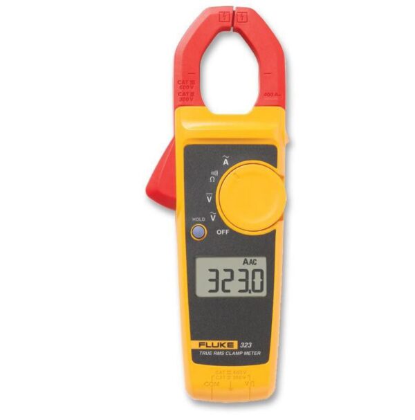 pinza amperimétrica fluke 323-nist true rms, 400 a, incluye certificado trazable