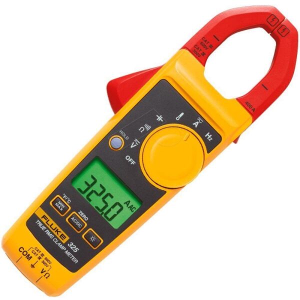 pinza amperimétrica fluke 325 cal true rms con certificado de calibración, 400 a ac-dc