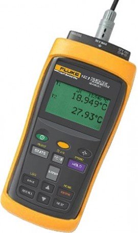 termómetro de referencia fluke 1523-p3 con 5627a prt, -328 a 1220°f, 100ω