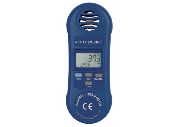 Termohigrómetro reed lm-81ht, de 32 a 122 °f (0 a 50 °c), 10-95 % de humedad relativa