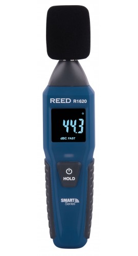 Medidor de nivel de sonido reed r1620, serie bluetooth smart