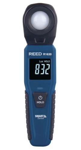 Medidor de luz reed r1630-nist, serie bluetooth smart