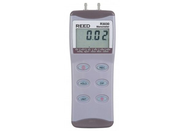 Manómetro de presión diferencial digital reed r3030 (30 psi)