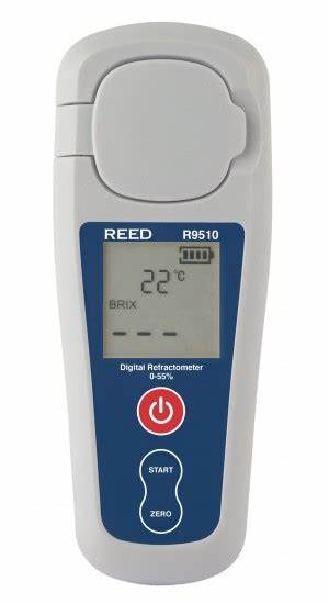 Refractómetro digital reed r9510, de 0 a 55 % brix