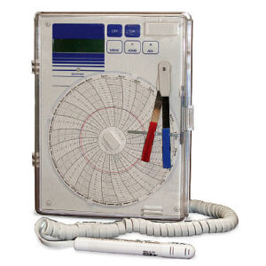 Registrador de gráficos circulares de temperatura-humedad-punto de rocío Modelo 14013, 14014