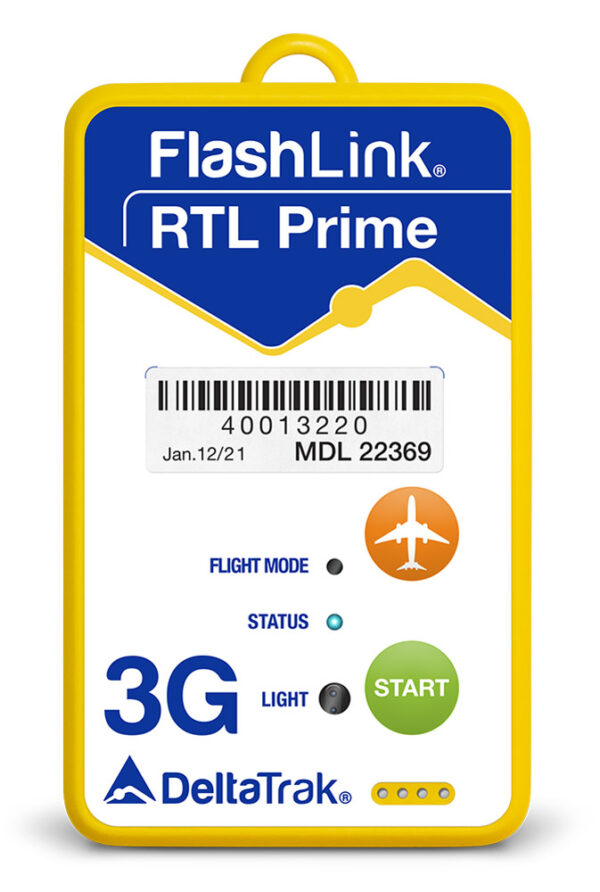 Registrador en tránsito flashlink rtl prime 3g, temperatura, humedad, luz, golpes Modelo 22369