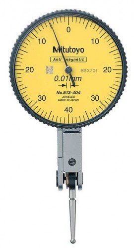 Mitutoyo 513-404-10a indicador de prueba de cuadrante horizontal, juego plus, rango de 0.8″