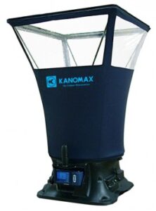 Campana de captura de flujo de aire Kanomax 6710 TABmaster, 23 a 2500 CFM, 2 x 2′