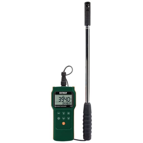 An340-Anemómetro-psicrometro datalogger con extensión de 1mto. con diámetro 18mm.