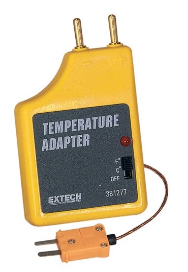 381277 — adaptador de temperatura k para multimetro (-20, 1370°c) , 1mv-°c