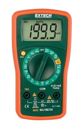 Mn35 - multimetro compacto c-temperatura