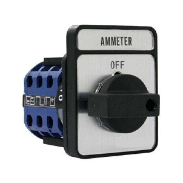 Sa16-4-3 – selector para amperímetro 16 a, 4 posiciones, t-off-r-s, 440v-48x48mm